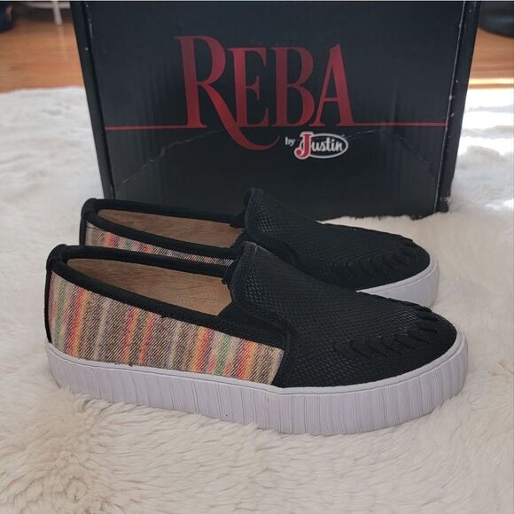 Reba By Justin Helen Serape Print Alice Platform Shoes w/ Box Size 7 - Picture 9 of 12